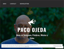 Tablet Screenshot of paco-ojeda.com
